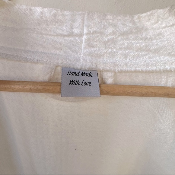 100% Handmade Turkish Cotton Robe Club Teal - Picture 5 of 5